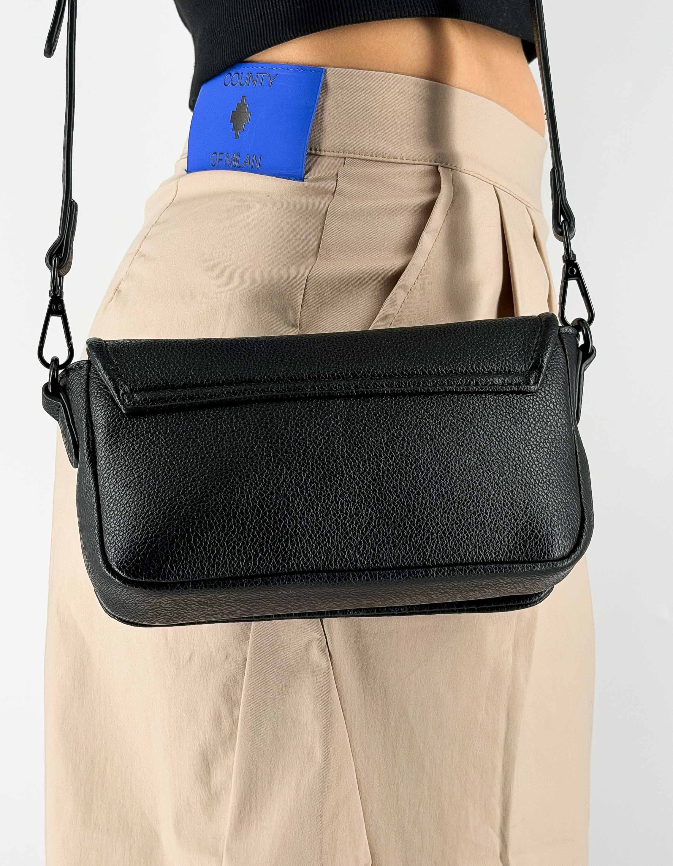 Marcelo Burlon - County Of Milan Borsetta Mini Bag Logo Tonal Black – dettaglio prodotto 3 – Master SKU MBU_COMAS260414UNICA0151_UNICABLACK