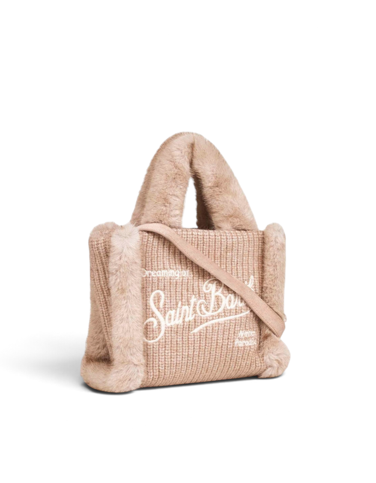 MC2 Saint Barth Borsa mini Vanity Mini Shearling Rib Fur 11 Emb