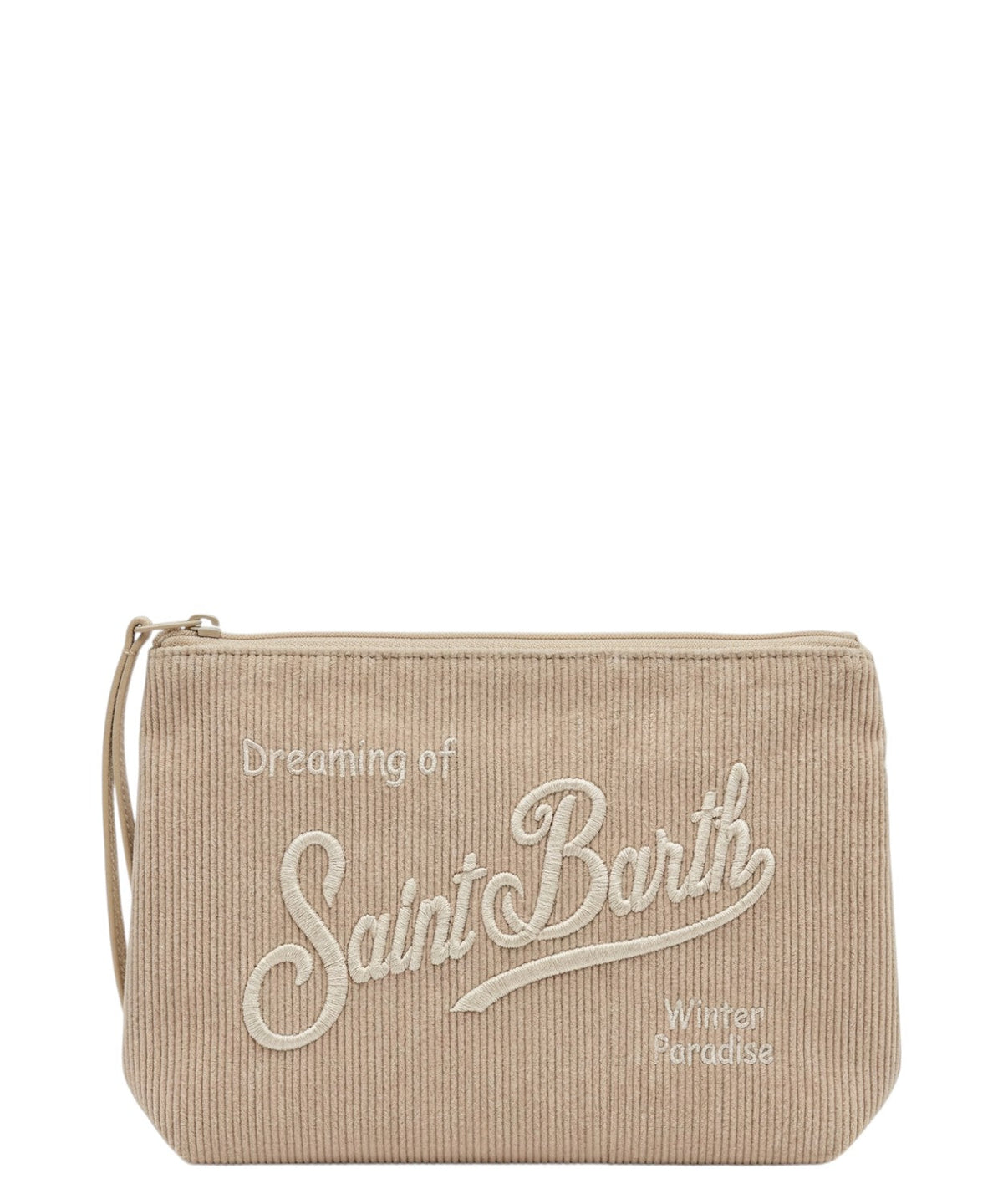 MC2 Saint Barth Pochette Aline Corduroy S 12 Emb