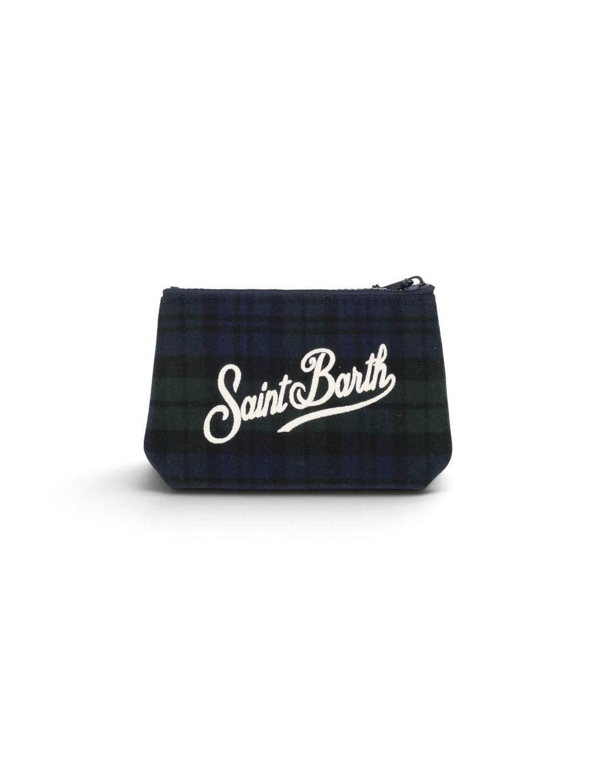 MC2 Saint Barth Pochette Aline Mini Wool Tartan 5161 Emb dettaglio