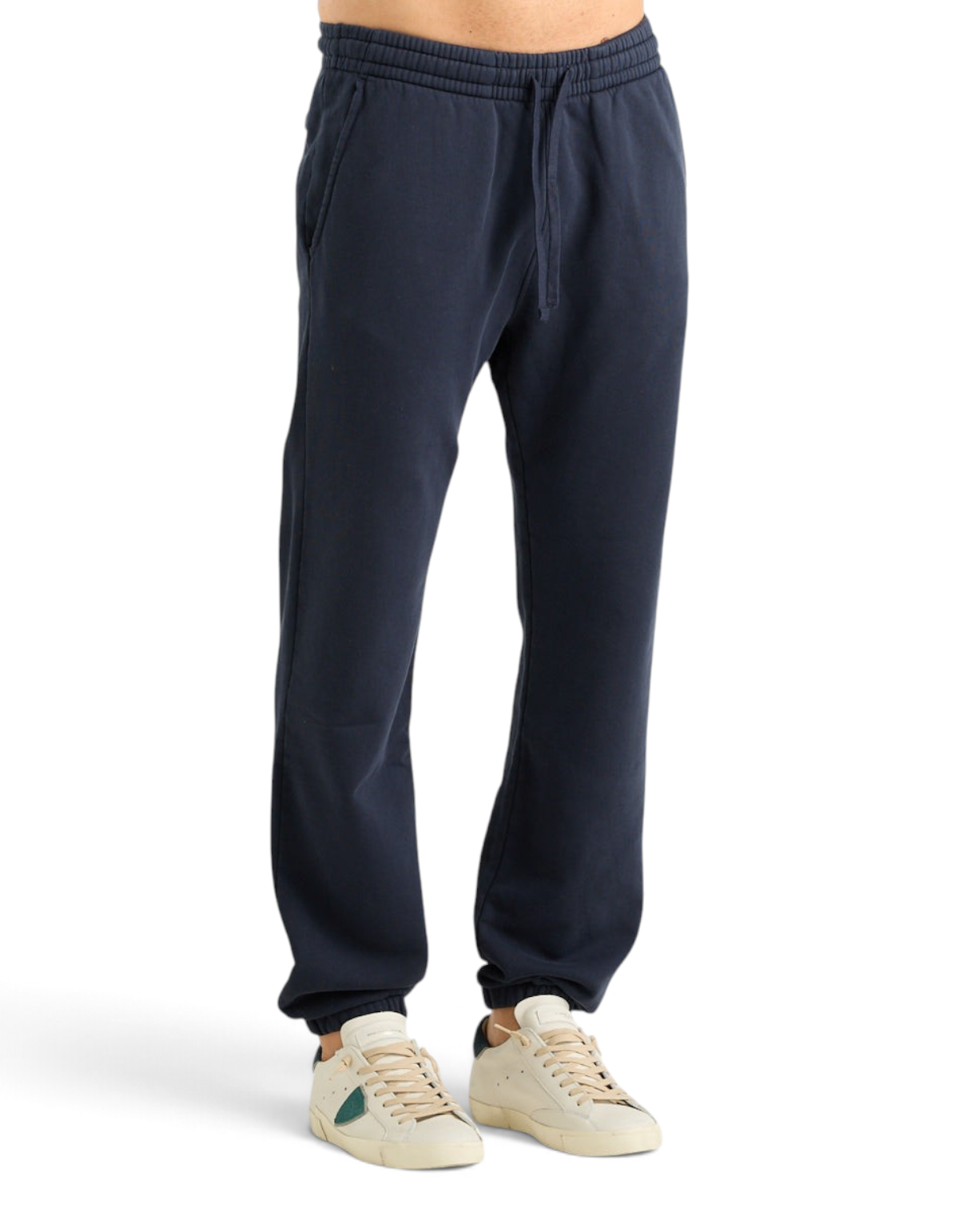 MC2 Saint Barth Pantalone Jogger Bolt Raw Blu Notte