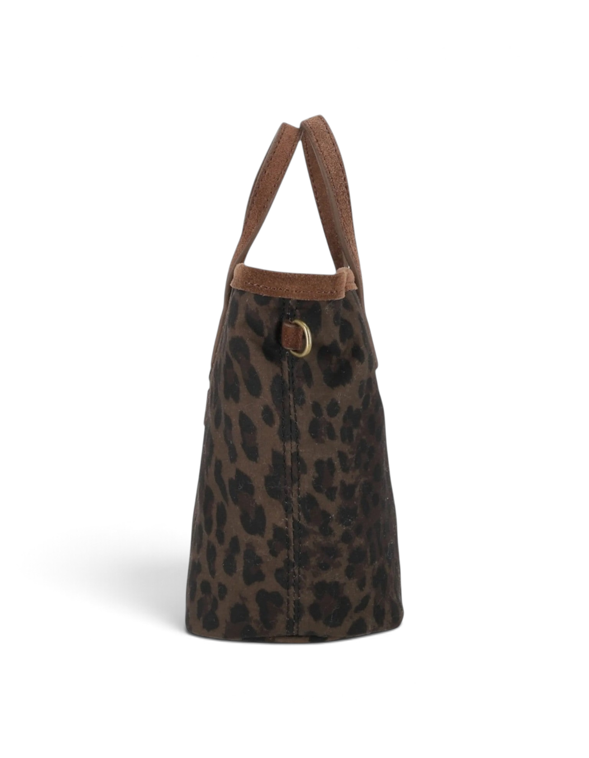 Borsa City Bag Mini Wax Dark Leopard MC2 Saint Barth - lato