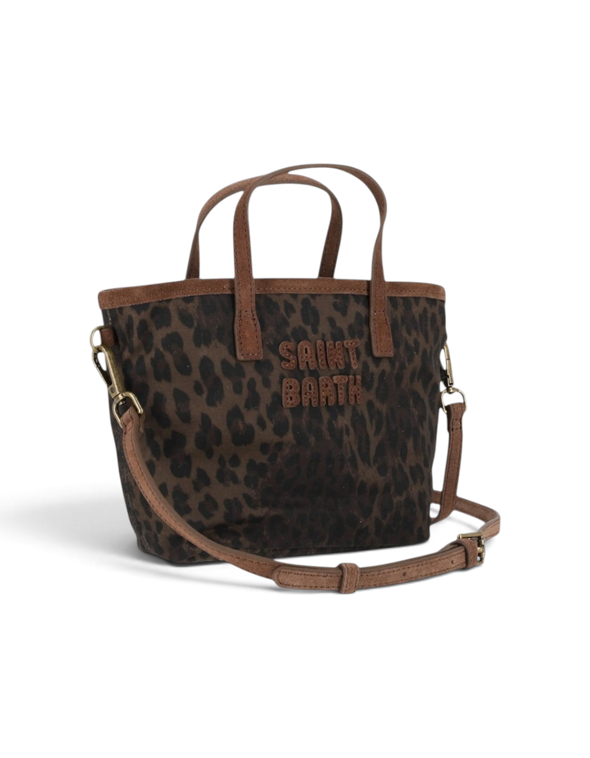 Borsa City Bag Mini Wax Dark Leopard MC2 Saint Barth - tracolla