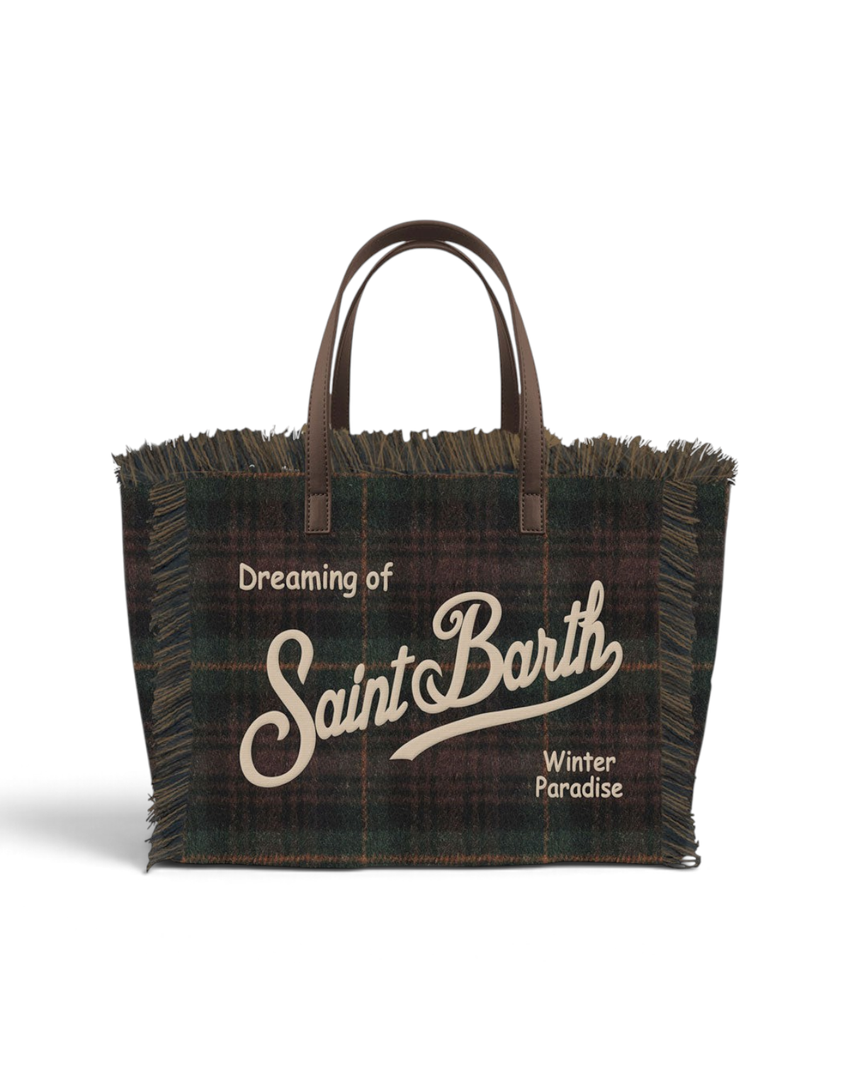 Borsa Colette Wool N Tartan 5118 MC2 Saint Barth - fronte