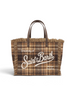 Borsa Colette Wool N Tartan 1812 MC2 Saint Barth - fronte