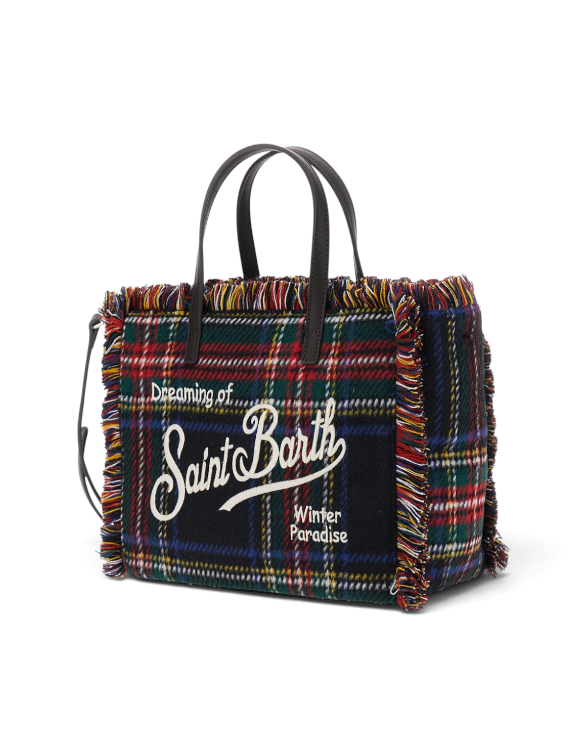 MC2 Saint Barth Borsa Colette Wool N Tartan 61 Emb