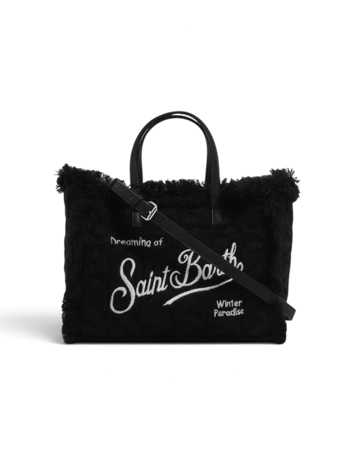 Colette Wool Braid nera MC2 Saint Barth - tracolla