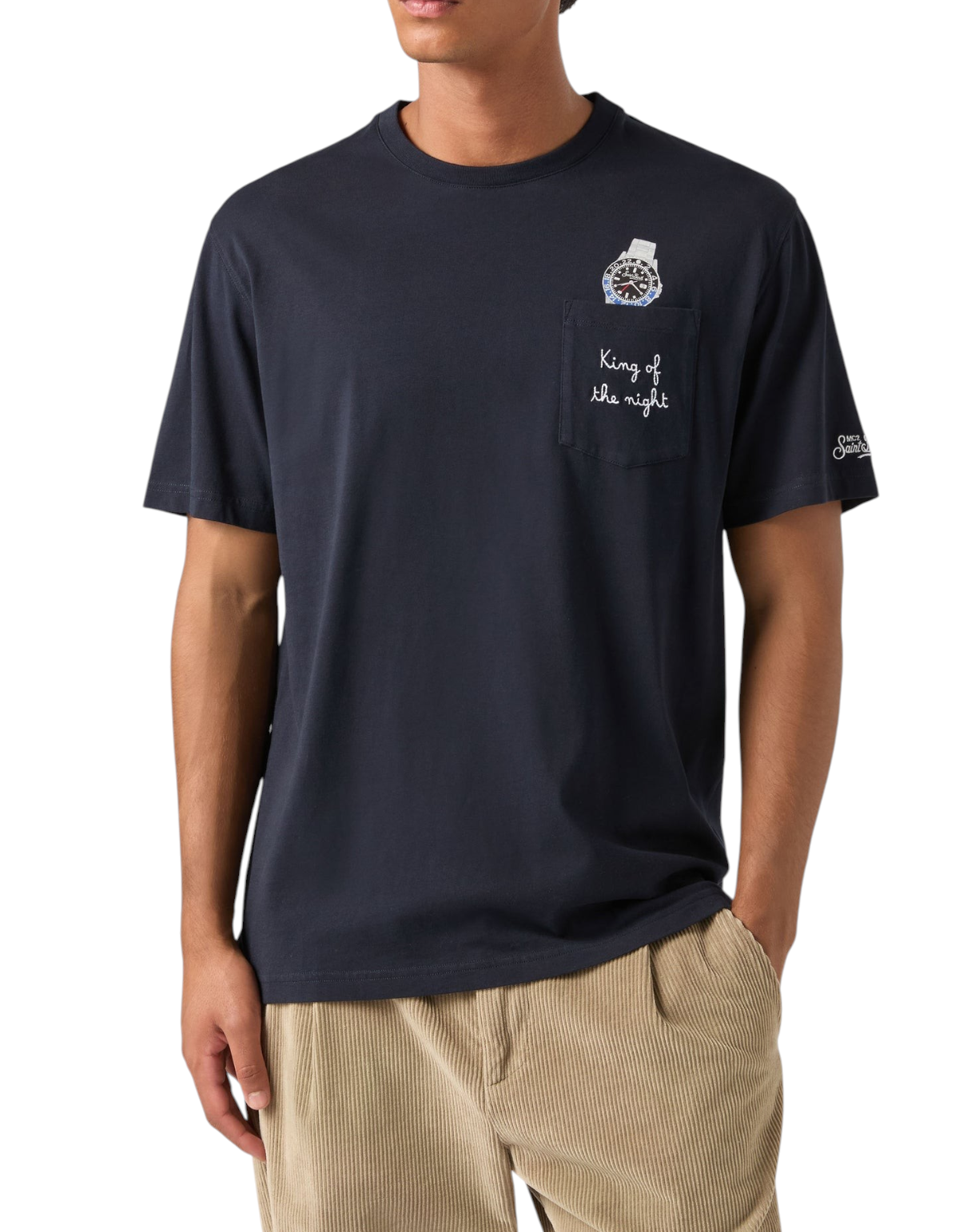 T-shirt Connor King of Night MC2 Saint Barth - indossata