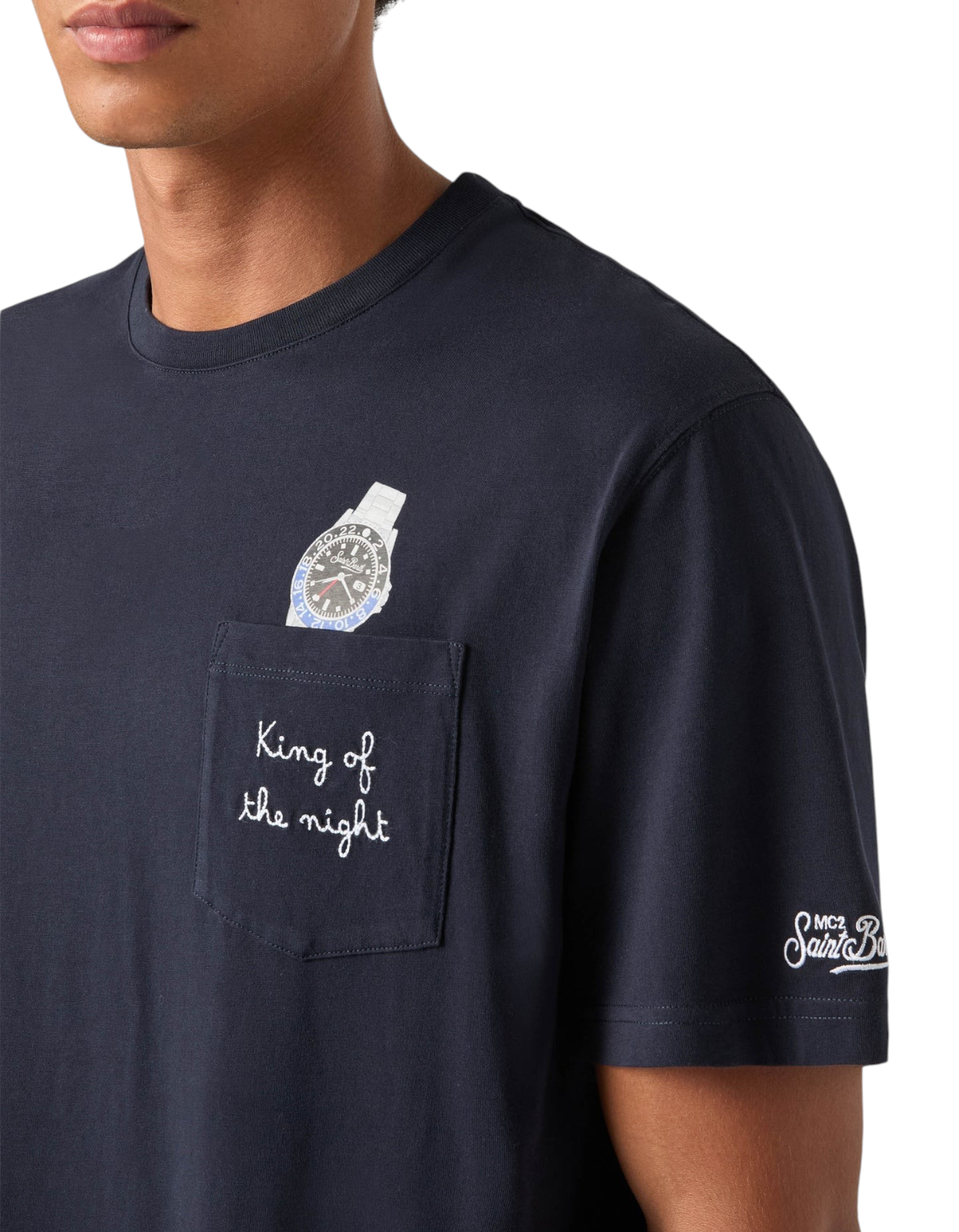 T-shirt Connor King of Night MC2 Saint Barth - dettaglio