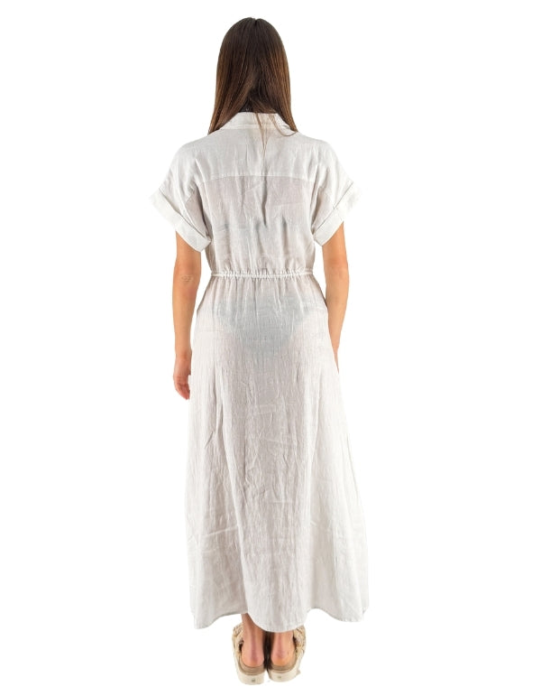MC2 Saint Barth Abito In Lino Nadia 10 Cream – dettaglio prodotto 5 – Master SKU MC2_NDI0001_08178L