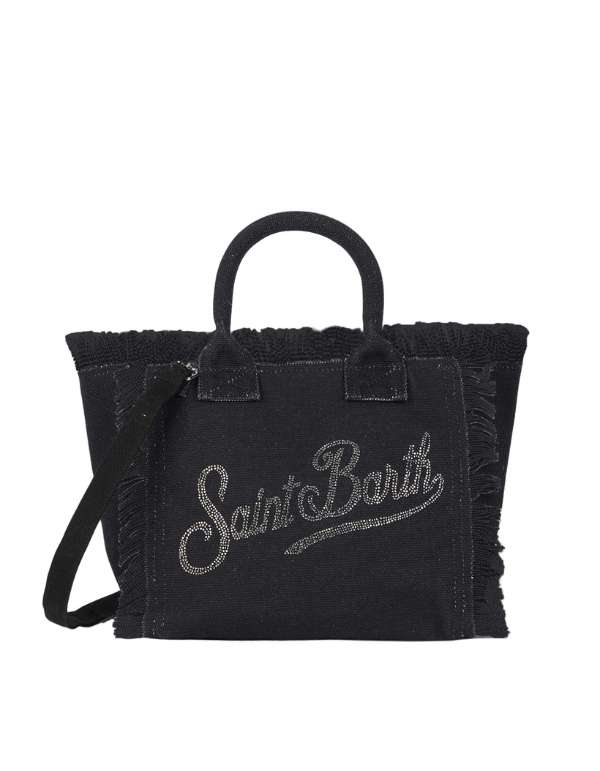 MC2 Saint Barth Borsa a Mano con Tracolla Colette Nera Con Strass 00 – vista principale – Master SKU MC2_COL0001_02563L
