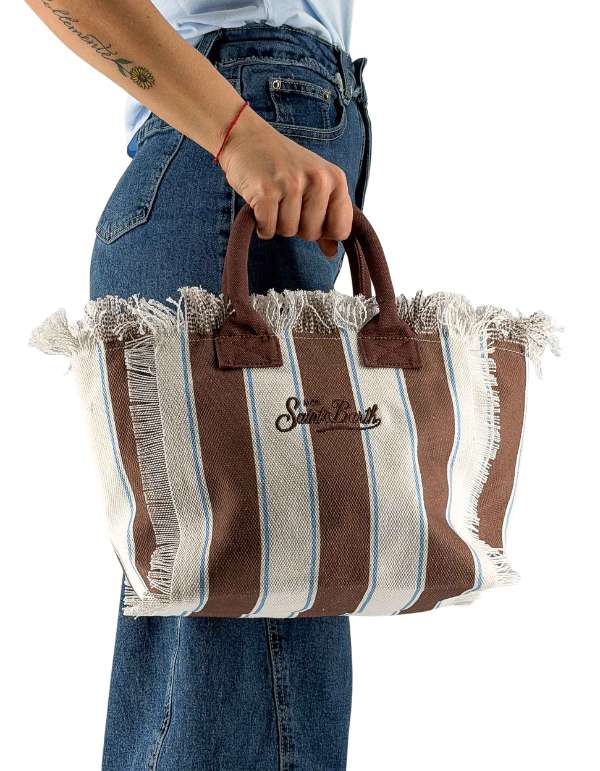 MC2 Saint Barth Borsa a Mano con Tracolla Colette Sb Beach Stripes 1918 Emb – dettaglio prodotto 3 – Master SKU MC2_COL0001_02597L