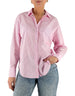 MC2 Saint Barth Camicia Cristal Cotton Stripes Micro V Rosa – vista principale – Master SKU MC2_CYS0001_00703L