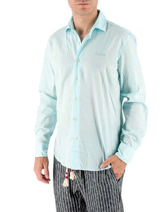 MC2 Saint Barth Camicia Ice 56l Watergreen – vista principale – Master SKU MC2_LCM0001_00424L