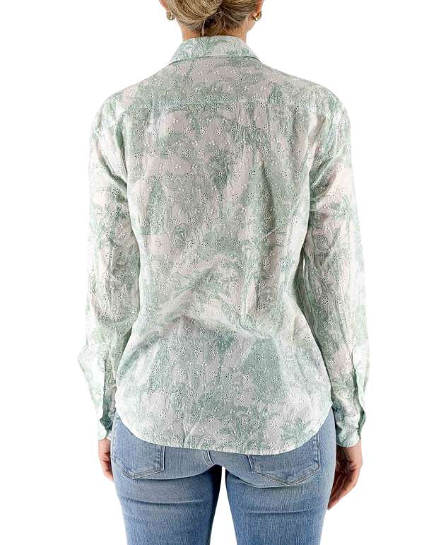 MC2 Saint Barth Camicia Meredith Sangallo Wavy Daisy Jungle Oceani – dettaglio prodotto 4 – Master SKU MC2_MDH001_01086L