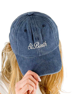 MC2 Saint Barth Cappello Davis N Denim Sb 61 Emb – vista principale – Master SKU MC2_DAS0004_02963L