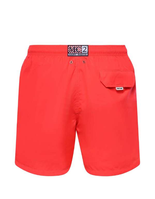 MC2 Saint Barth Costume Mare Uomo Pantone Lighting Pantone 42 Fluo Red Pnt L – dettaglio prodotto 5 – Master SKU MC2_LIG0004_01670L