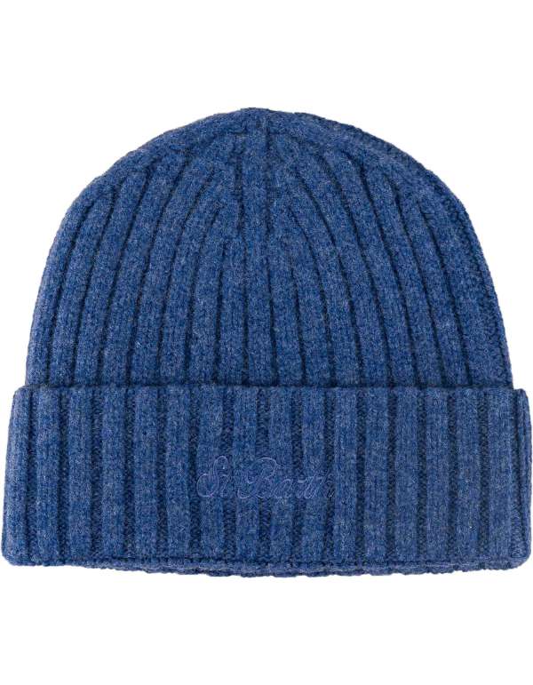 MC2 Saint Barth Cuffia Wengen Wool Dusty Blue – vista principale – Master SKU MC2_WENG027_00059I