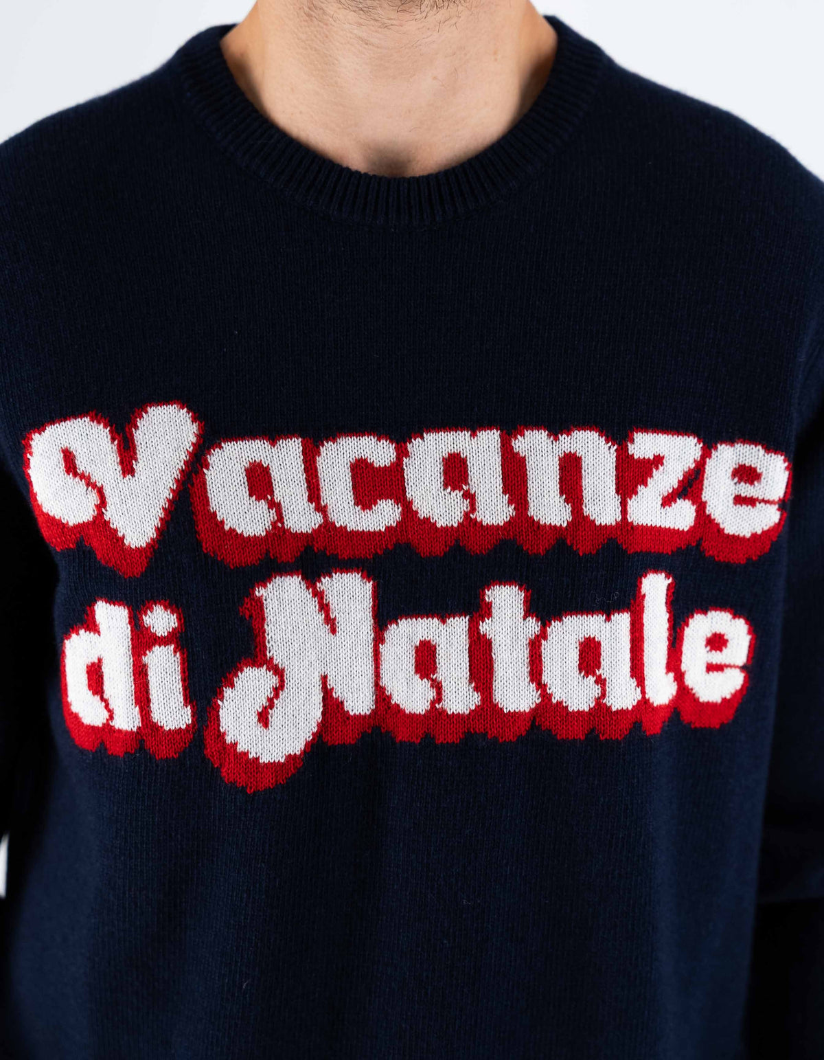 MC2 Saint Barth Maglia Heron Vacanze di Natale Blu – dettaglio prodotto 3 – Master SKU MC2_HER0001_00013I
