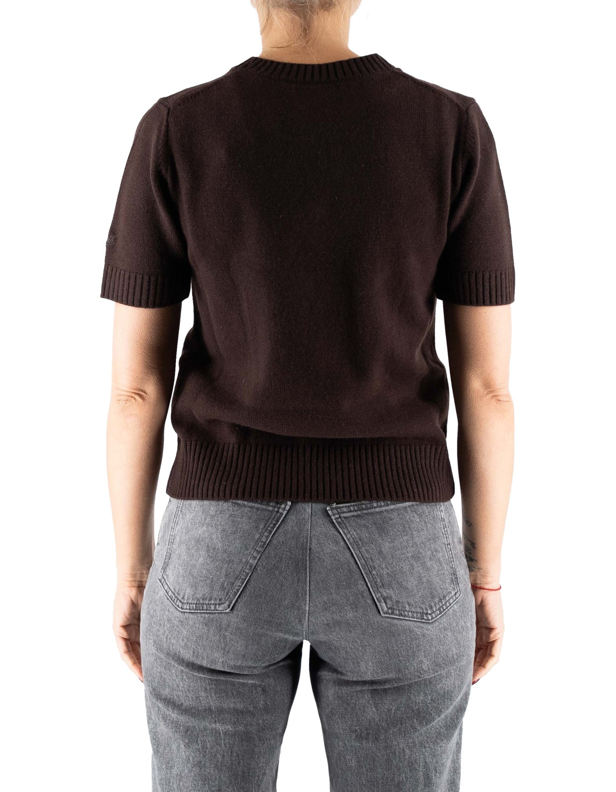 MC2 Saint Barth Maglia Lyra 100% Lana Marrone – dettaglio prodotto 4 – Master SKU MC2_LYR0001_00033I