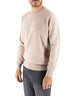 MC2 Saint Barth Maglia Regent Merino Cashmere Beige – vista principale – Master SKU MC2_REGE008_00031I