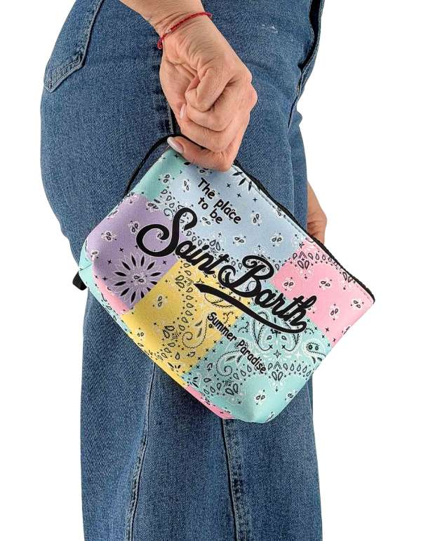 MC2 Saint Barth Pochette Aline Bandanna Round Color – vista principale – Master SKU MC2_ALIN001_03277L