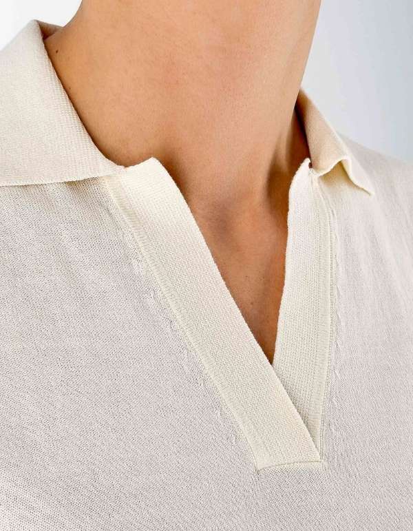 MC2 Saint Barth Polo Evonne 10 Off White – dettaglio prodotto 2 – Master SKU MC2_EVO0001_00100L