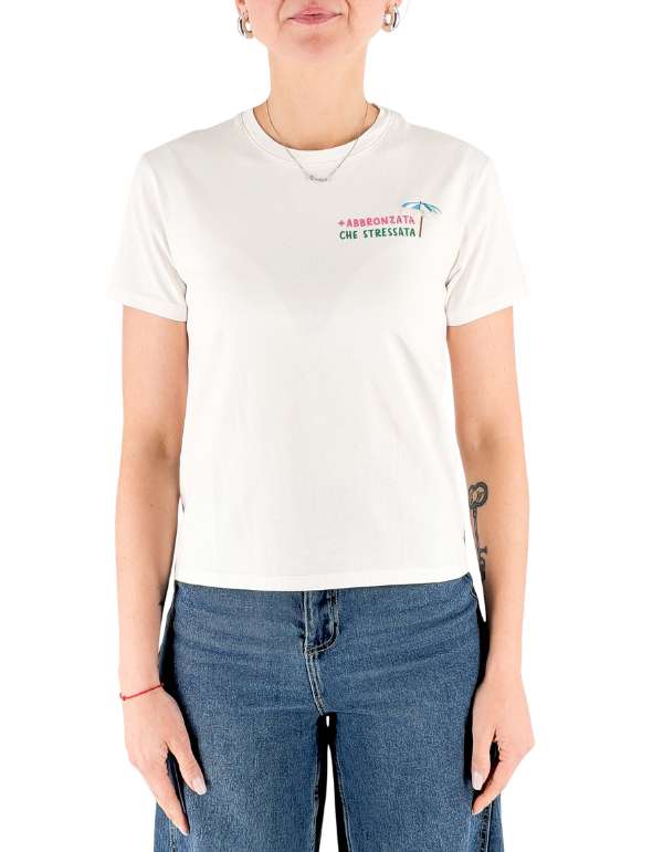 MC2 Saint Barth T-Shirt Emilie Abbronzata Stressata 01n Emb – dettaglio prodotto 3 – Master SKU MC2_EMI0001_01220L