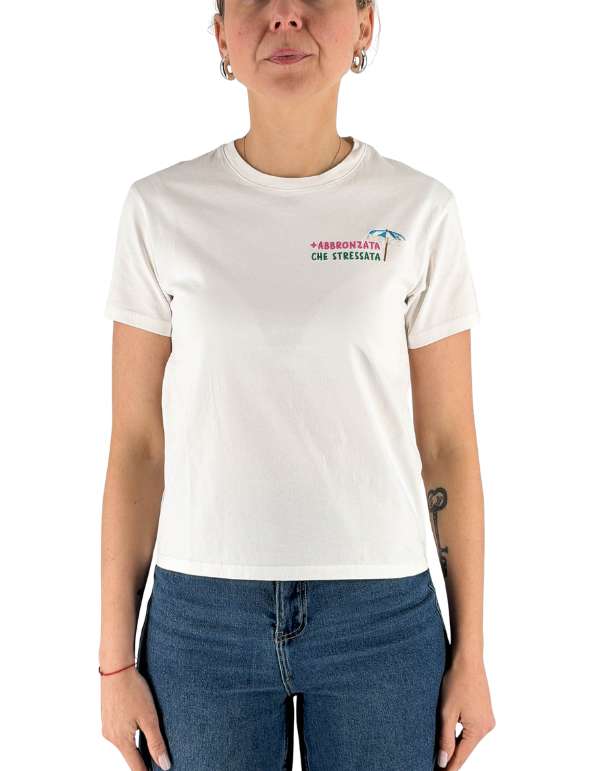 MC2 Saint Barth T-Shirt Emilie Abbronzata Stressata 01n Emb – dettaglio prodotto 4 – Master SKU MC2_EMI0001_01220L