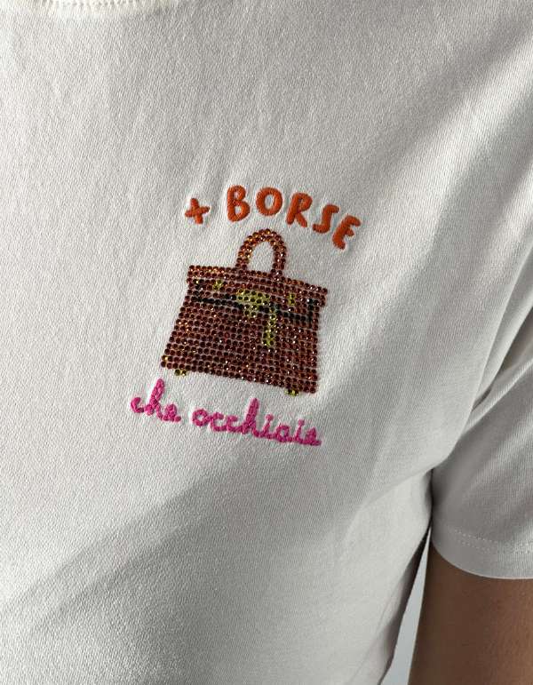 MC2 Saint Barth T-Shirt Emilie Borse Occhiaie 01n Strass Emb – dettaglio prodotto 2 – Master SKU MC2_EMI0001_08579L