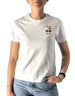 MC2 Saint Barth T-Shirt Emilie Ibiza Lover 01n Strass Emb – vista principale – Master SKU MC2_EMI0001_08610L