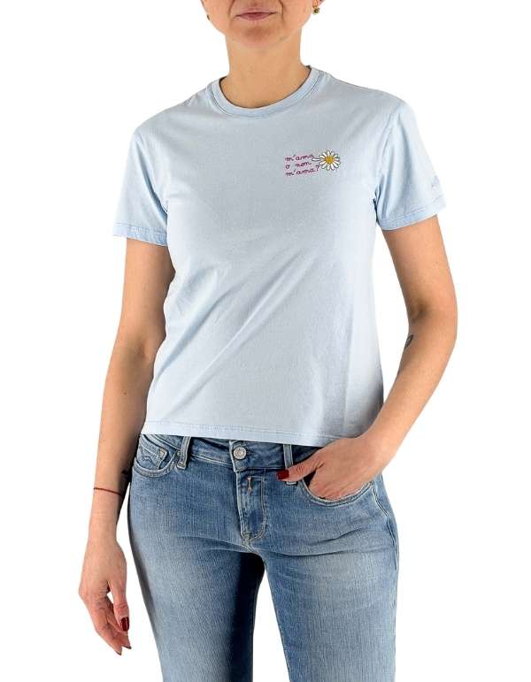 MC2 Saint Barth T-Shirt Emilie M'Ama O Non M'Ama 31 Emb – vista principale – Master SKU MC2_EMI0001_04035L
