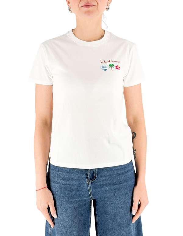 MC2 Saint Barth T-Shirt Emilie Sb Summer 01n Emb – dettaglio prodotto 3 – Master SKU MC2_EMI0001_09769L