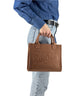 MC2 Saint Barth Vanity Bag Midi In Pelle Martellata Cammello – vista principale – Master SKU MC2_VANMD001_01778L