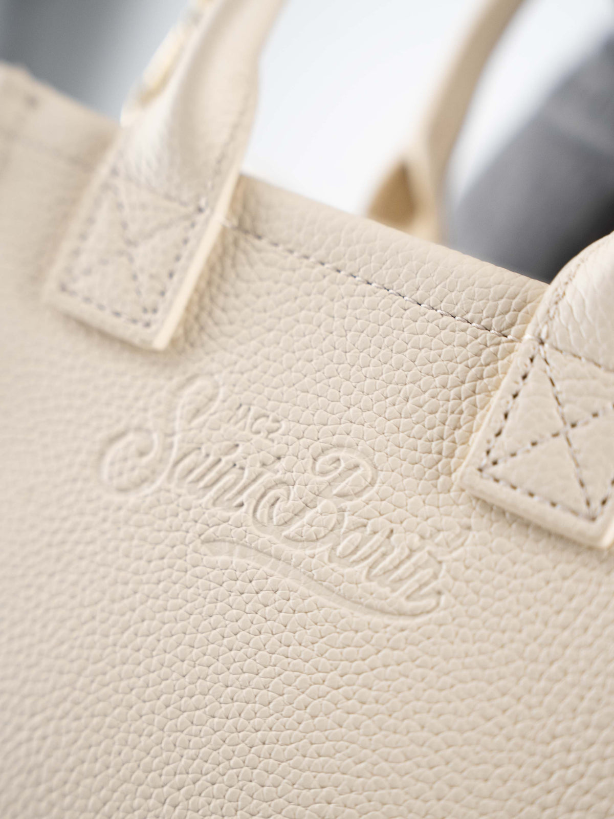 MC2 Saint Barth Vanity Bag Mini In Pelle Martellata Bianca – dettaglio prodotto 4 – Master SKU MC2_VANMI001_00749I