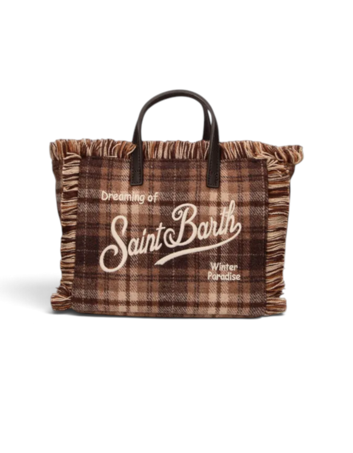 Vanity Mini Wool Tartan MC2 Saint Barth - fronte