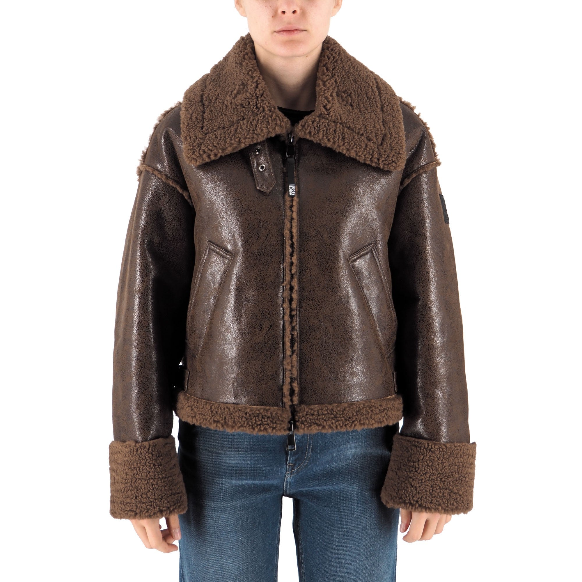 Montereggi Giacca In Shearling Tabacco – dettaglio prodotto 3 – Master SKU MTR_FW47550 993 DOUBLE 38