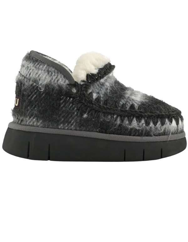 Mou Eskimo Bounce Sneaker Wool Irblk – vista principale – Master SKU MOU_MUFW531019K_IRBLK