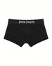 Palm Angels 3-Pack Boxer Total Black Logo Bianco – vista principale – Master SKU PLA1UMBTR01TR-BLA