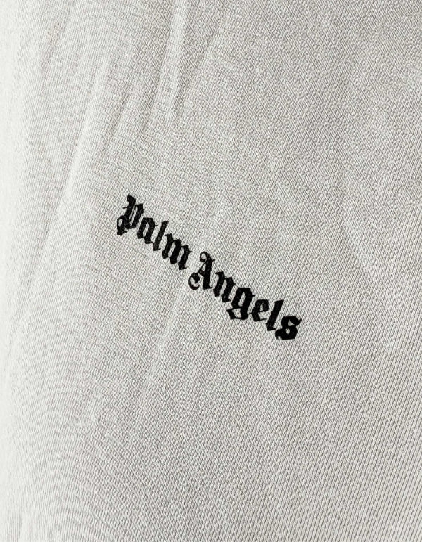 Palm Angels T-Shirt Bianca Logo Contrast – dettaglio prodotto 2 – Master SKU PLA1UMBTS01SI-WHI