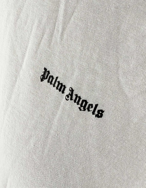 Palm Angels T-Shirt Bianca Logo Contrast – dettaglio prodotto 2 – Master SKU PLA1UMBTS01SI-WHI