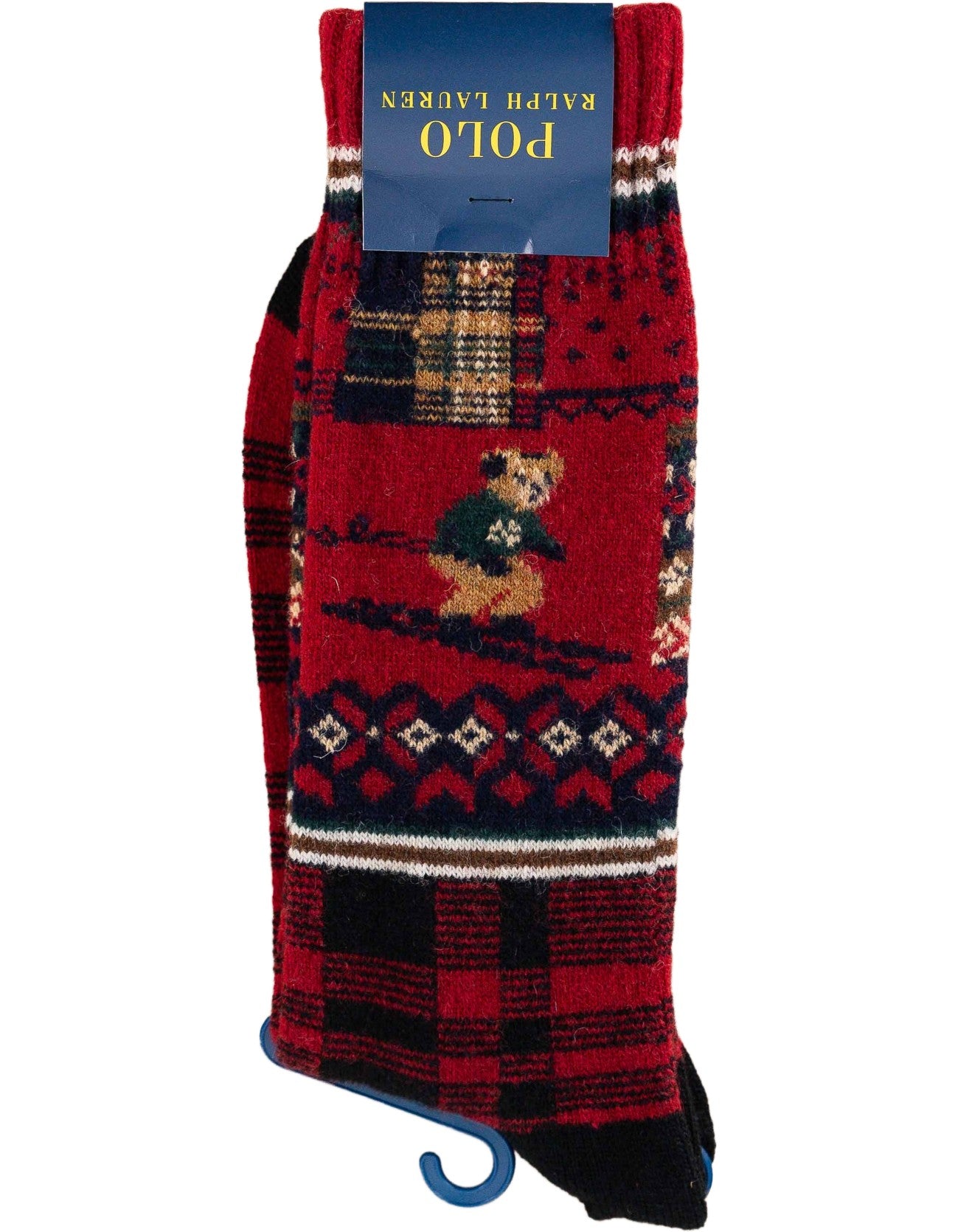 Polo Ralph Lauren Holiday Bear Sock-single Red – dettaglio prodotto 2 – Master SKU RLU_449P04707001_RED