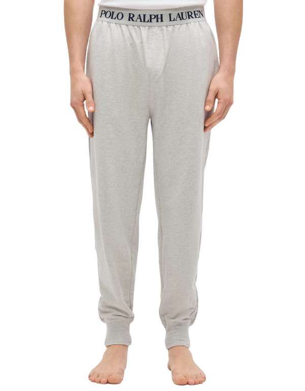 Polo Ralph Lauren Pantalone Jogger In Felpa Leggera Con Elastico Logato Grigio – dettaglio prodotto 3 – Master SKU RLU_714962529012_GRIGIO