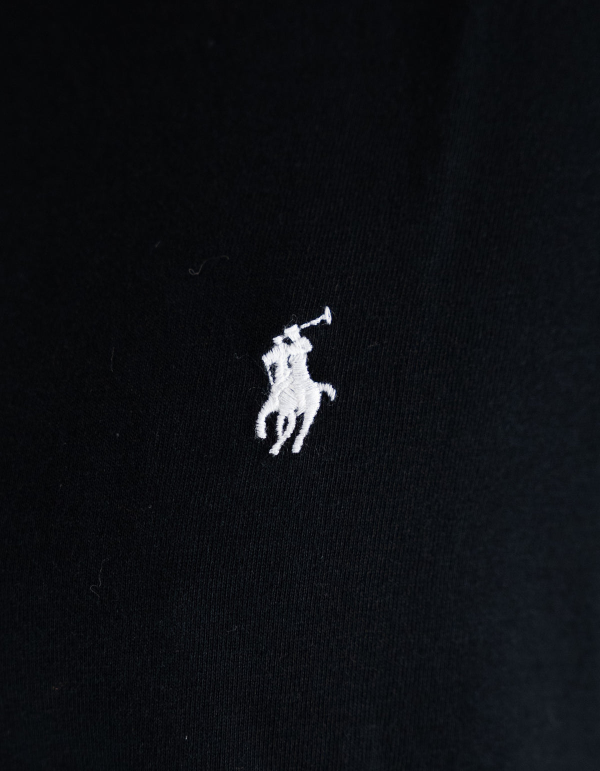 Polo Ralph Lauren T-shirt Uomo Ralph Lauren Nera Manica Corta con Logo Ricamato Bianco – dettaglio prodotto 3 – Master SKU RLU_714844756001_BLACK