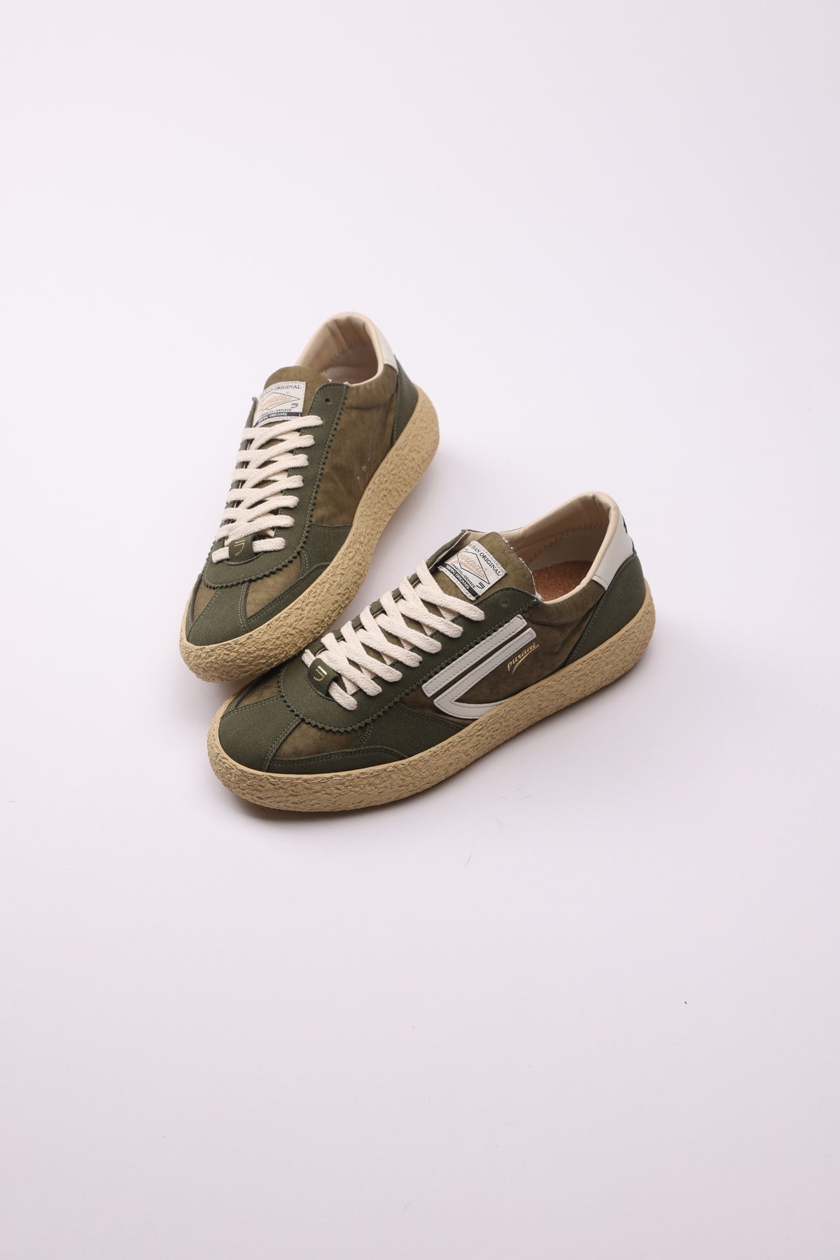 Puraai Sneaker 1.01 Vintage Alga – dettaglio prodotto 4 – Master SKU PUI_101_VINTAGE_ALGA