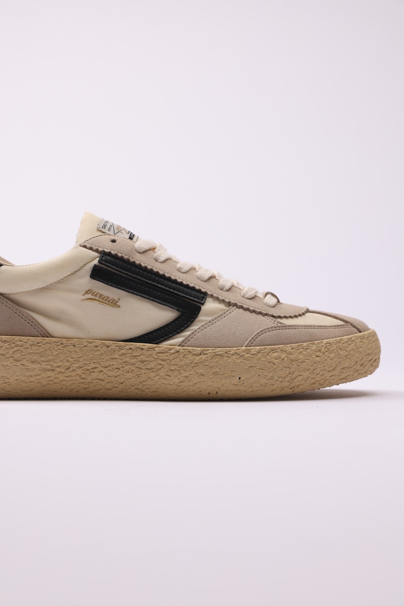 Puraai Sneaker 1.01 Vintage Egg – dettaglio prodotto 4 – Master SKU PUI_101_VINTAGE_EGG_SHELL