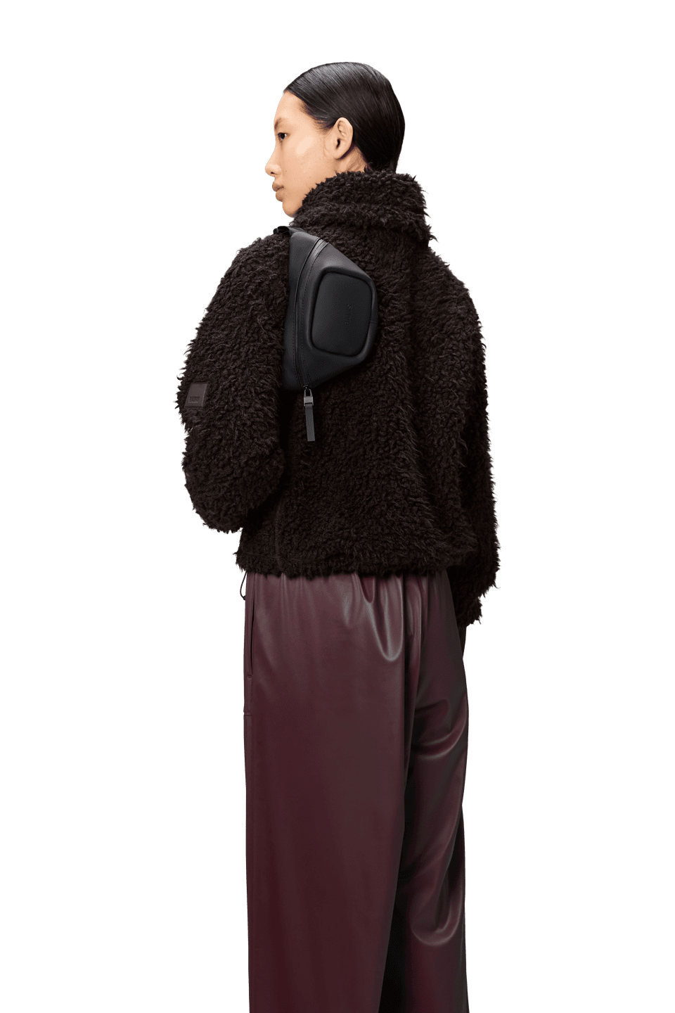 Rains Bum Bag Micro W3 Black – vista principale – Master SKU RNS_14820_BLACK
