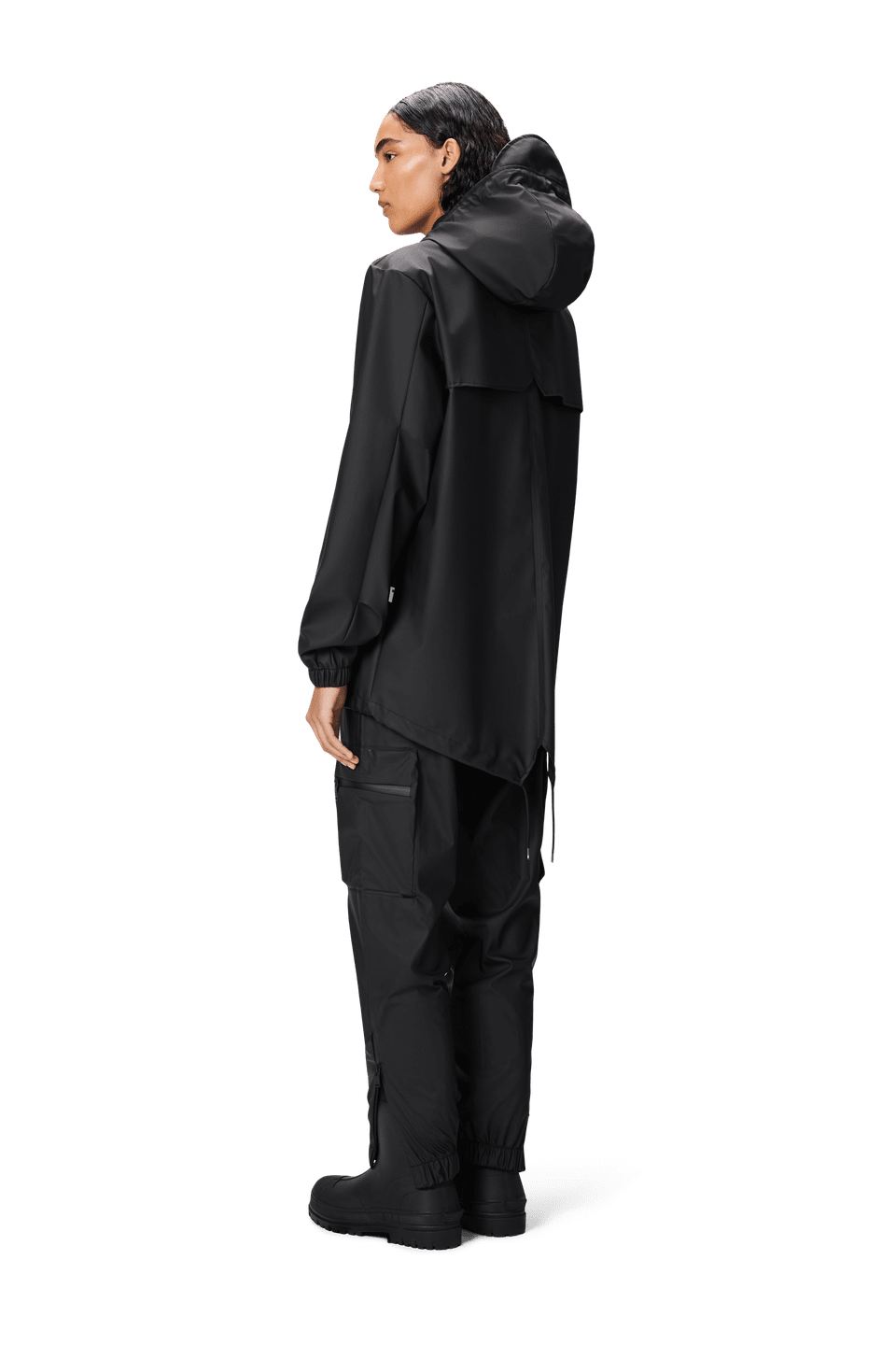 Rains Fishtail Jacket Black – dettaglio prodotto 6 – Master SKU RNS_18010_BLACK