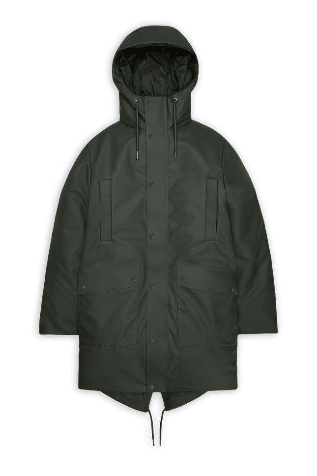 Rains Long Parka Green – dettaglio prodotto 2 – Master SKU RNS_21460_GREEN
