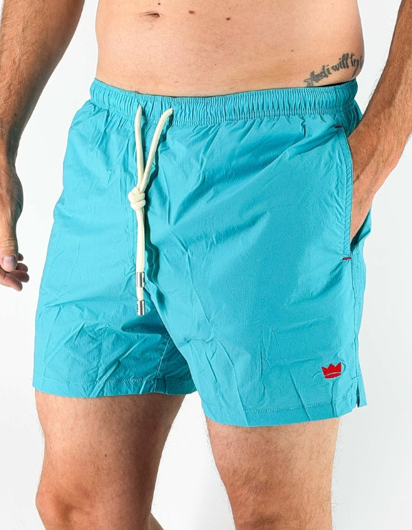 Red Sox Boxer Mare Uomo Unito Elasticizzato Acquamarina, Verde – vista principale – Master SKU RSX_RF10151_V2690_VERDE_ACQUA
